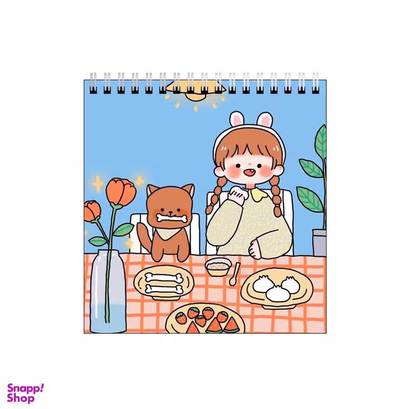 دفتر طراحی بامبیلیپ طرح صبحانه من و هاپوم کد 8880806