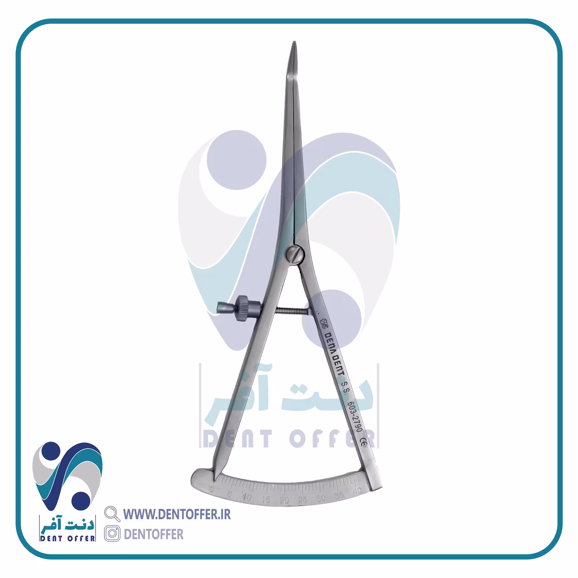 کالیپر سرکج 0.40mm برند دنا پویا