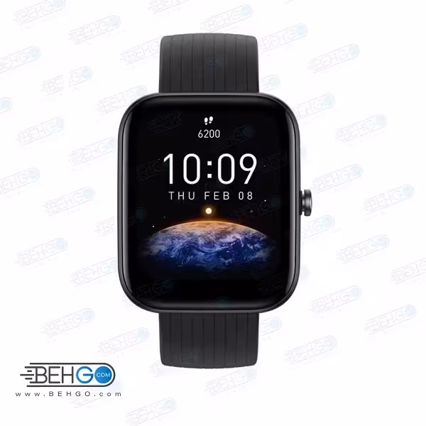 ساعت هوشمند امیزفیت مدل Bip 3 Global بند سیلیکونی اصلی