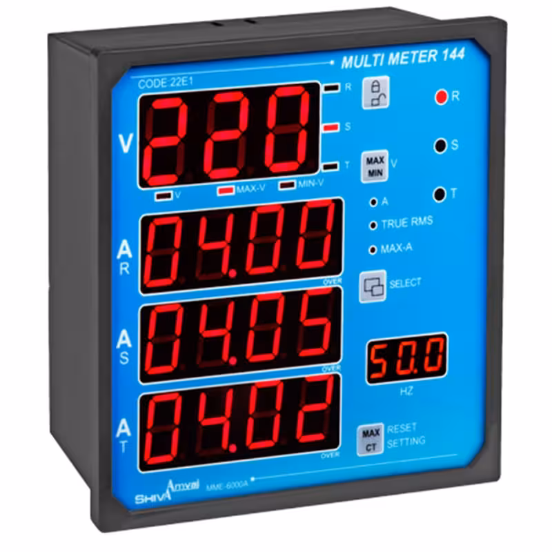 مولتی متر144شیواامواج MME-6000A – 22E1 شیوا امواج