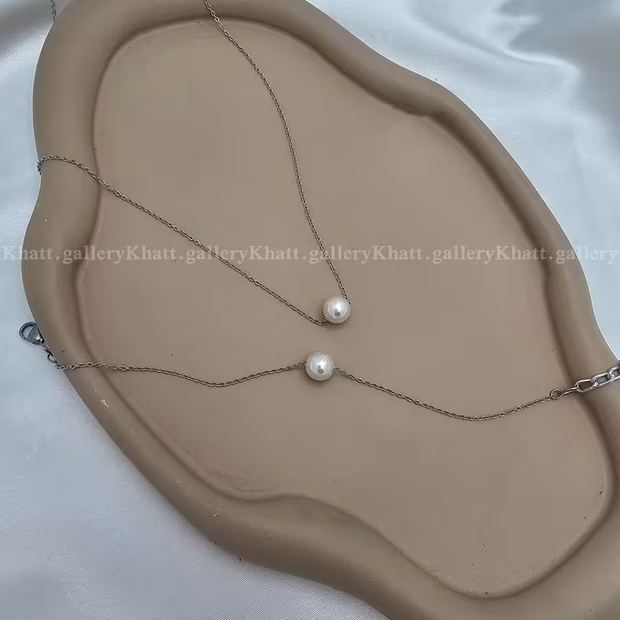 ست دست بند و گردنبند شل ( shell ) اصل