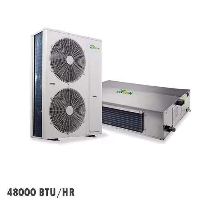 سیستم تهویه مطبوع داکت اسپلیت، برند گرین (Green)، مدل GDS-48P3T1/R1