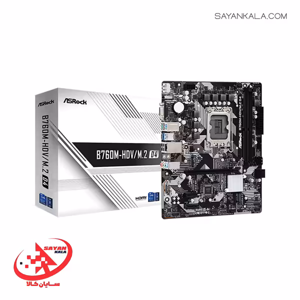 مادربرد ازراک مدل MOTHERBOARD ASROCK B760 MHDV DDR4