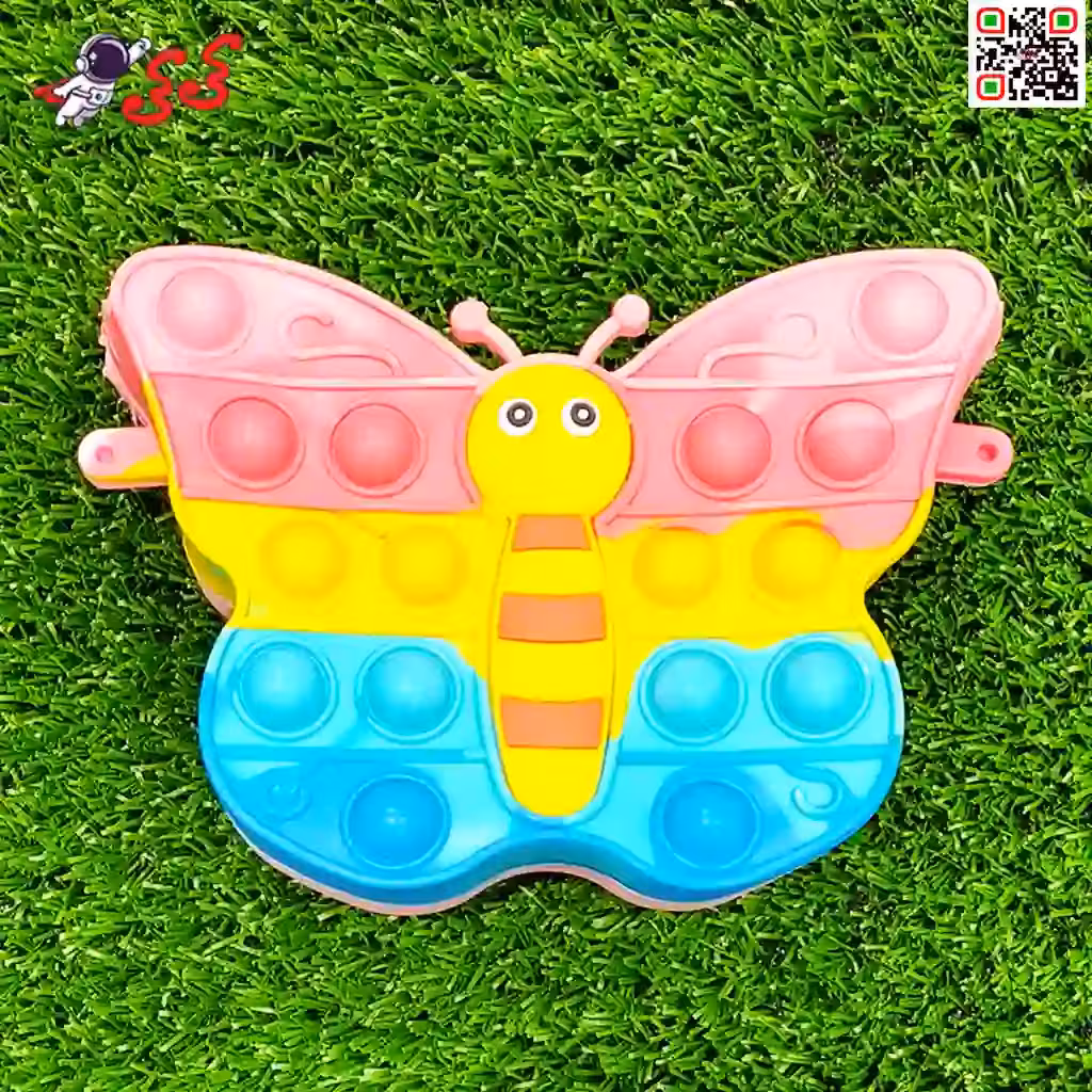 پاپت کیفی اسباب بازی مدل پروانه دخترانه MSQ112