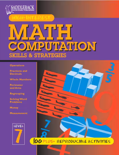 خرید و دانلود نسخه کامل کتاب Math Computation Skills &amp; Strategies Level 7 (Math Computation Skills &amp; Strategies)