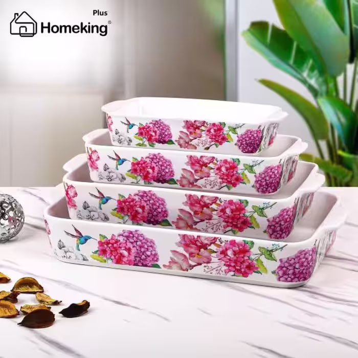 تابه سرامیکی مستطیل طرح دار