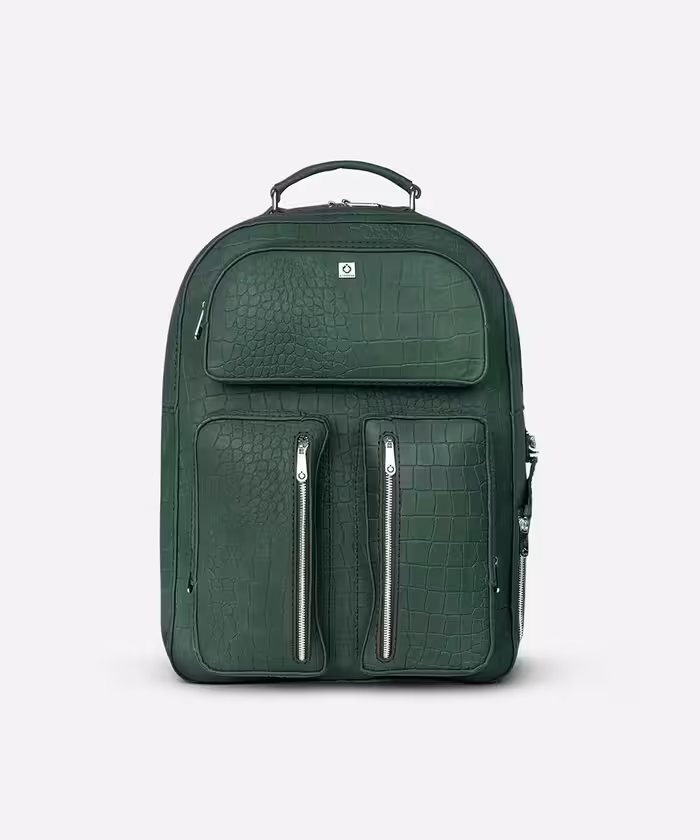 کوله مسافرتی چرم دست‌دوز مدل مارکو - چرم نیاوران