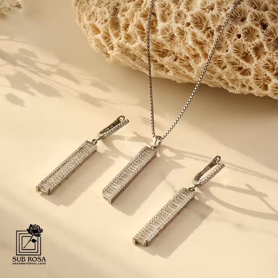 نیم ست نقره 11739