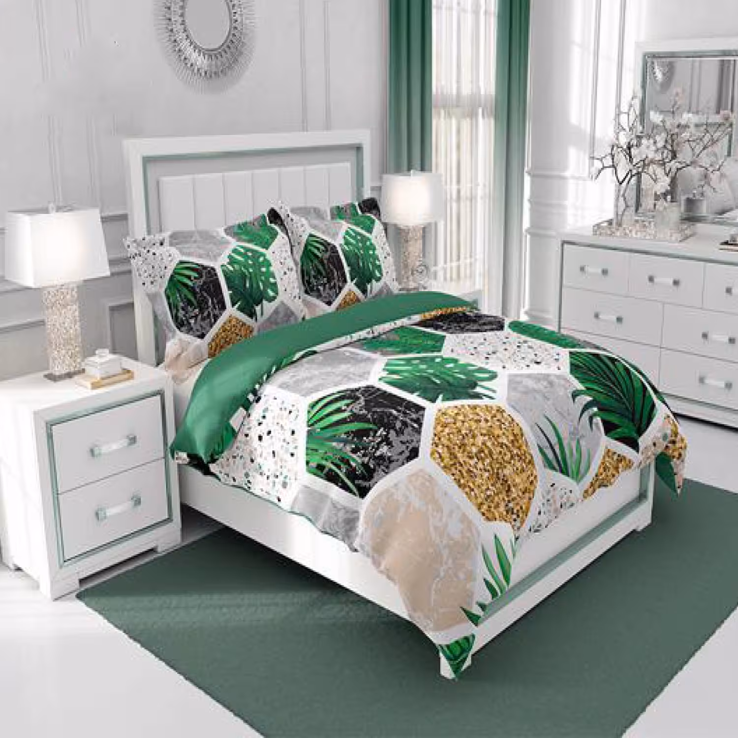 سرویس روتختی سه‌بعدی چیداری مدل 1072