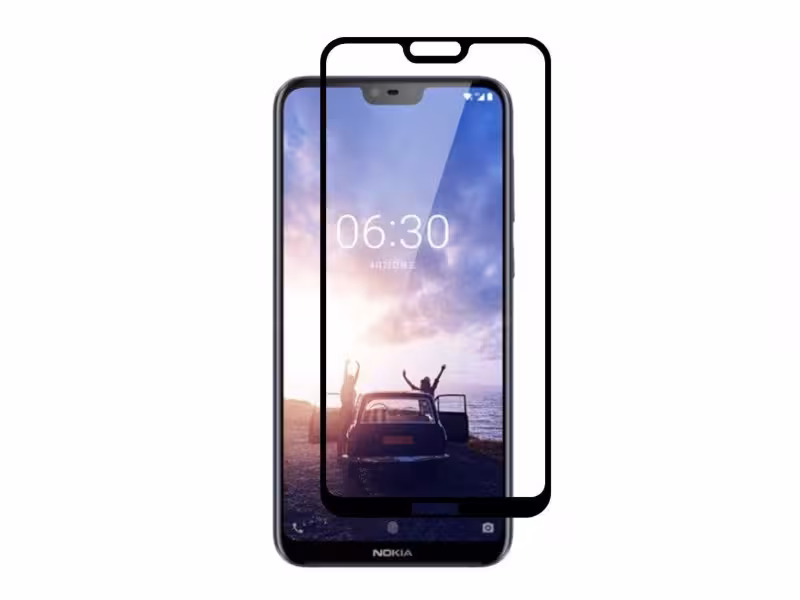 گلس فول نوکیا 6.1 Plus مشکی