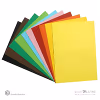 مقوا (180گرم)70 *50بسته10رنگ100برگی برسا