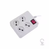 4 خانه مربعی بدون ارت و کلید دار پارت
