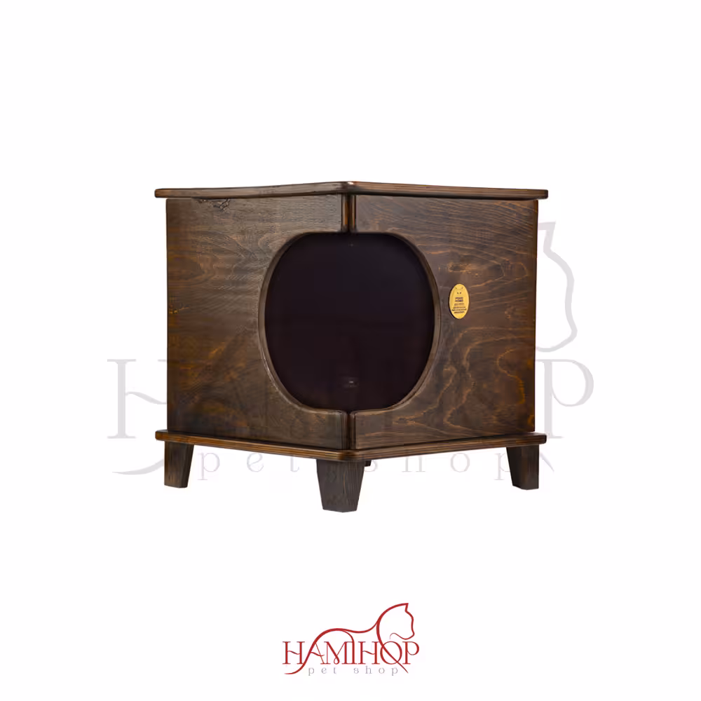 جای خواب سگ و گربه مدل دکوراتیو چوبی