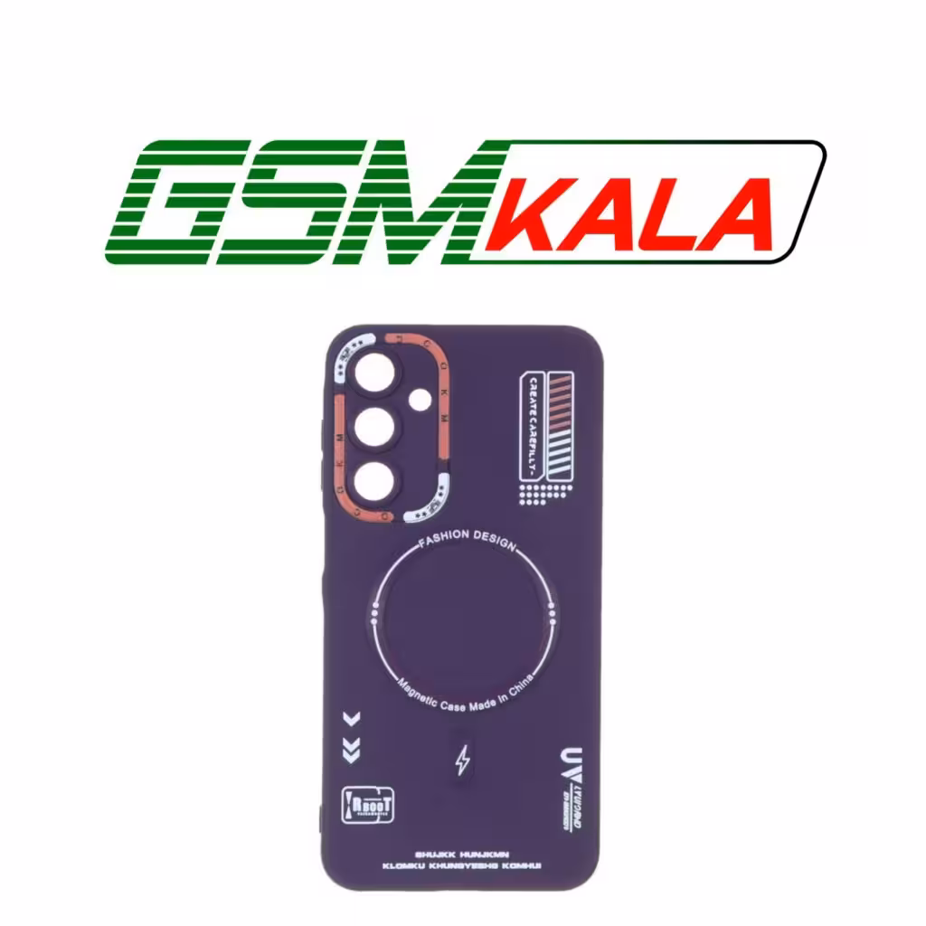 قاب Fashion Design طرح مگ سیف RT مدل Samsung Galaxy A16 - بنفش