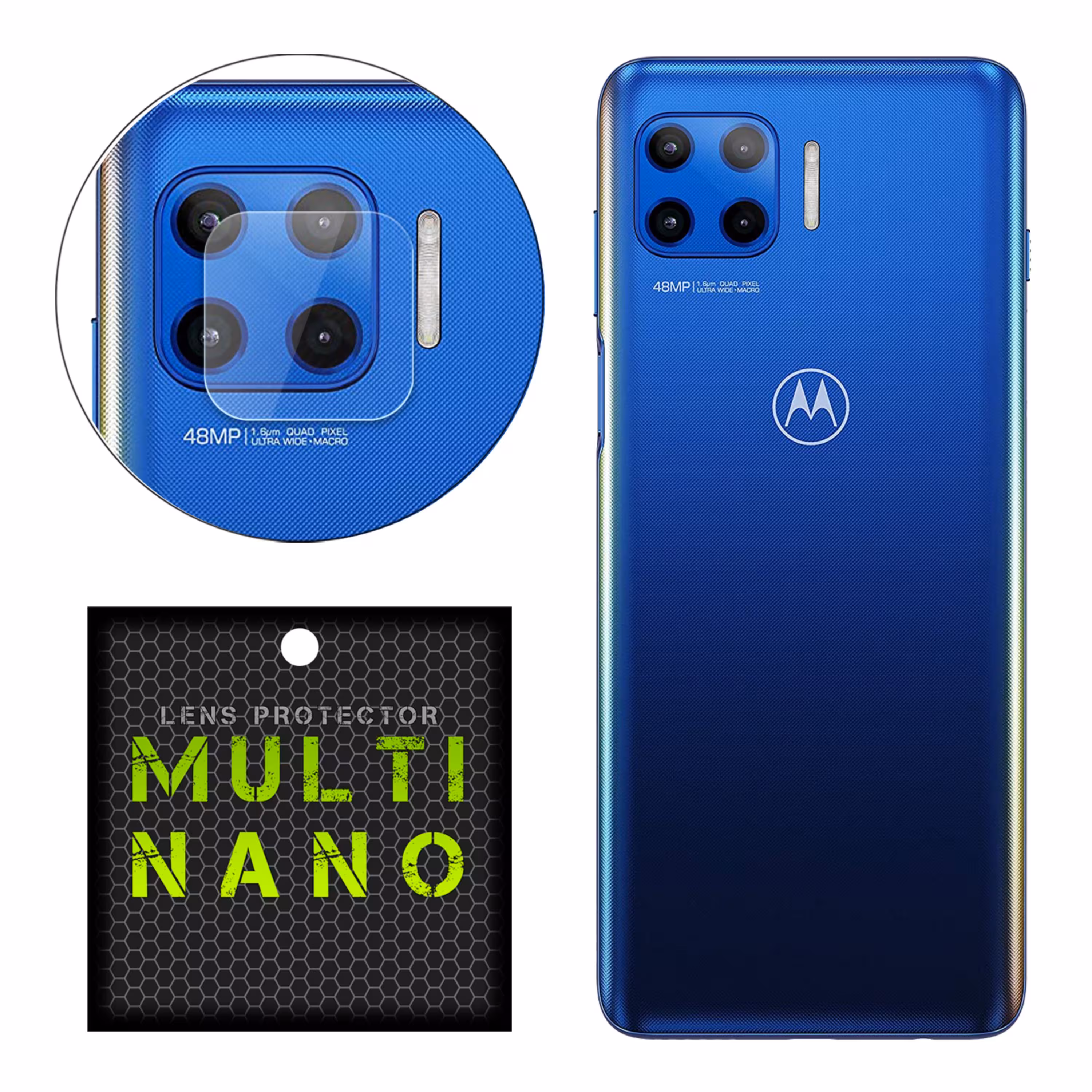 محافظ لنز دوربین MultiNano مدل X-L1N مناسب برای موبایل موتورولا Moto G 5G Plus