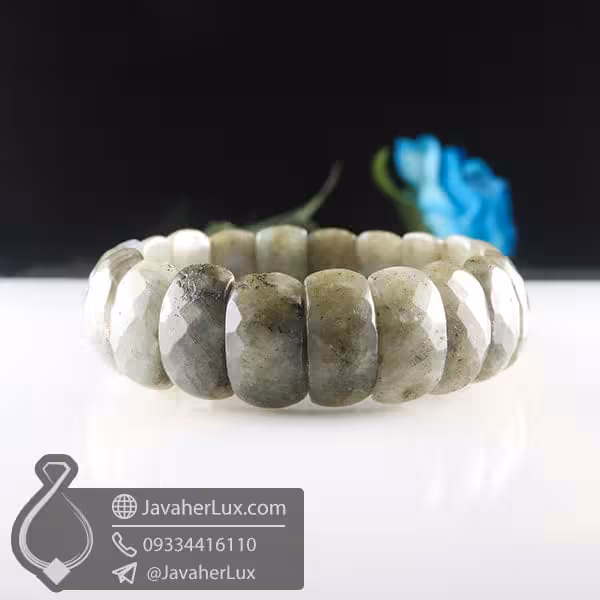 دستبند لابرادوریت سنگ اصلی _ کد : 400791