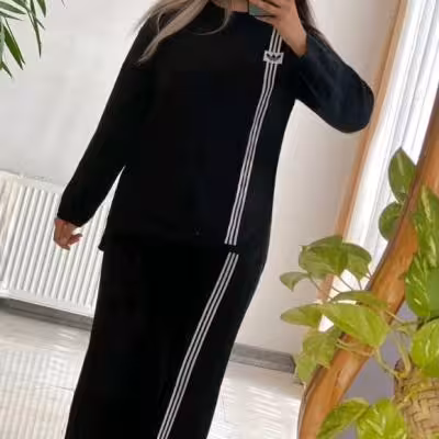 بلوز و شلوار بافت آدیداس کد 7252