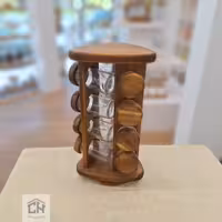 ست جا ادویه 12 تایی گردان طرح مثلث مدل ACA99126