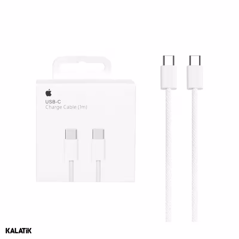 کابل تبدیل USB-C به USB-C اپل آیفون 15 مدل MQKJ3ZM/A به طول 1 متر-شارسل