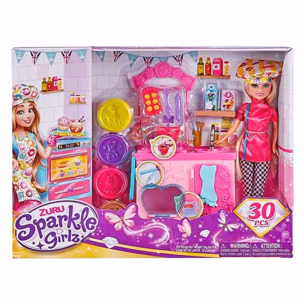 عروسک sparkle girlz مدل Baking Playset