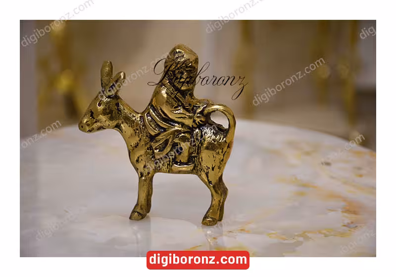 مجسمه برنجی برنزی ملا نصرالدین