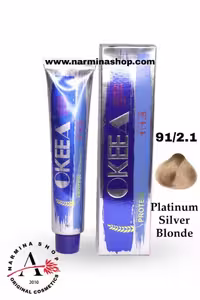 رنگ مو اکیا شماره 91/2.1 PLATINUM SILVER BLONDE