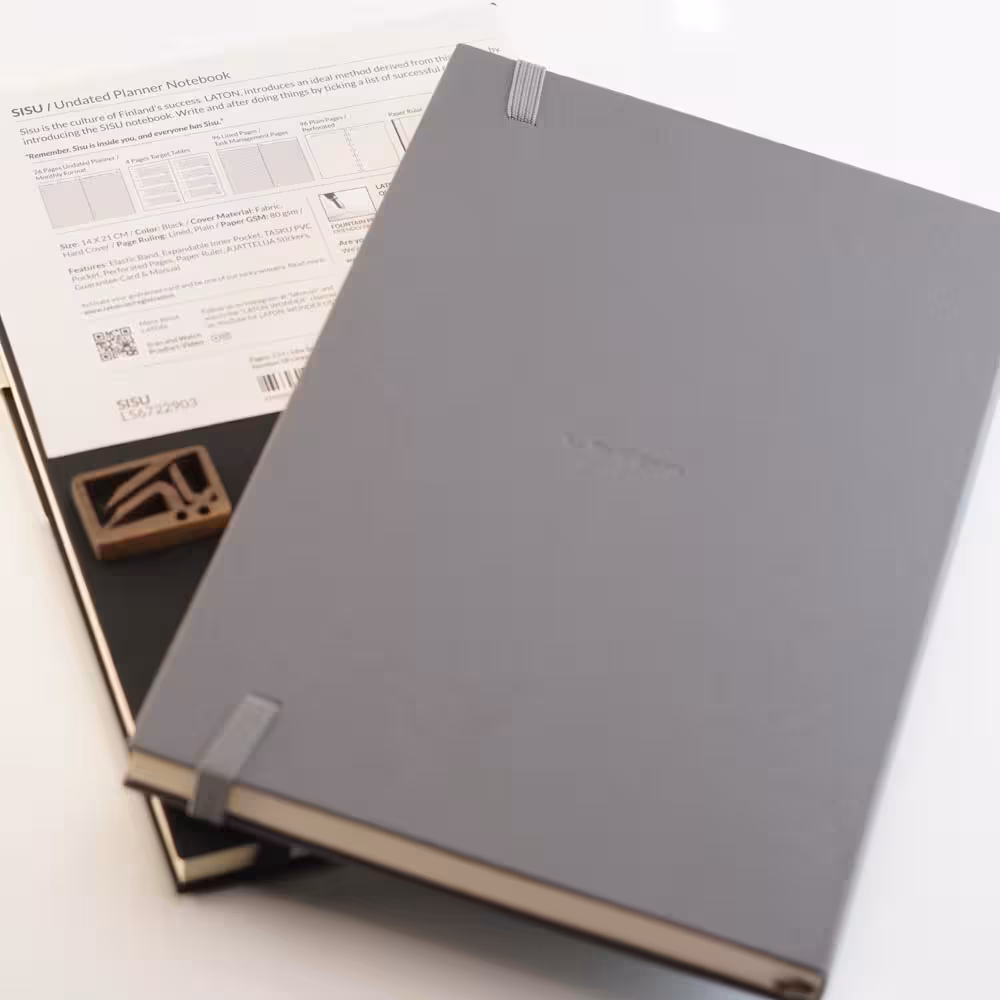 دفتر پلنر بدون تاریخ ماهانه ی دستیار لاتن سی سو LATON Sisu monthly assistant undated planner A5