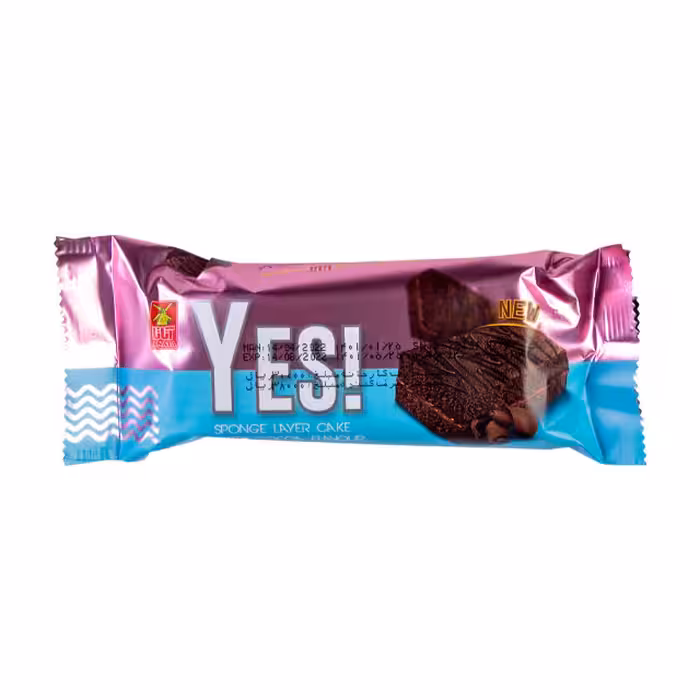 کیک اسفنجی لایه ای کرمدار با طعم کاکائو آناتا 55 گرمی