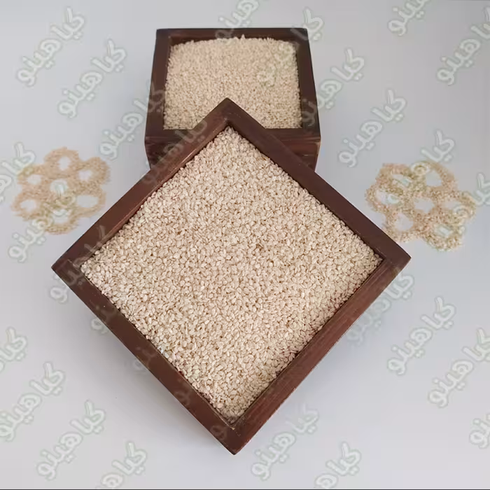 کنجد سفید درجه یک 250 گرمی گیاهینو