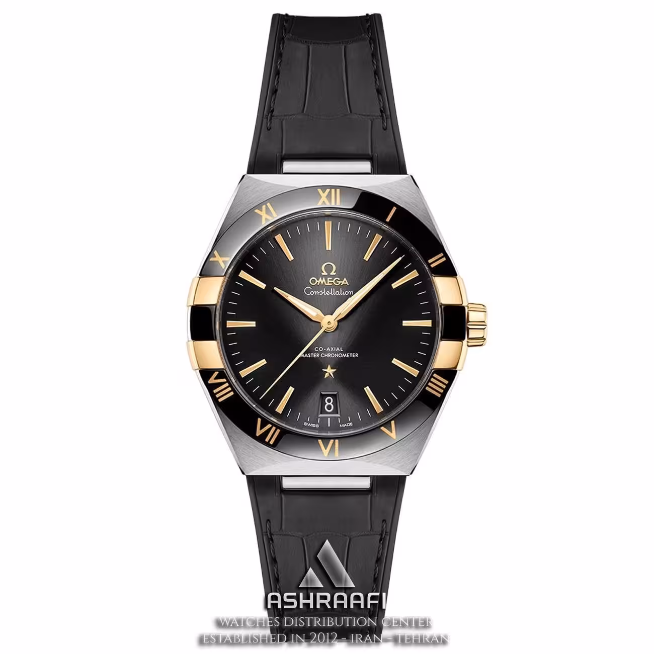 ساعت امگا کانسلیشن بند چرمی Omega Constellation Sedna-SK3