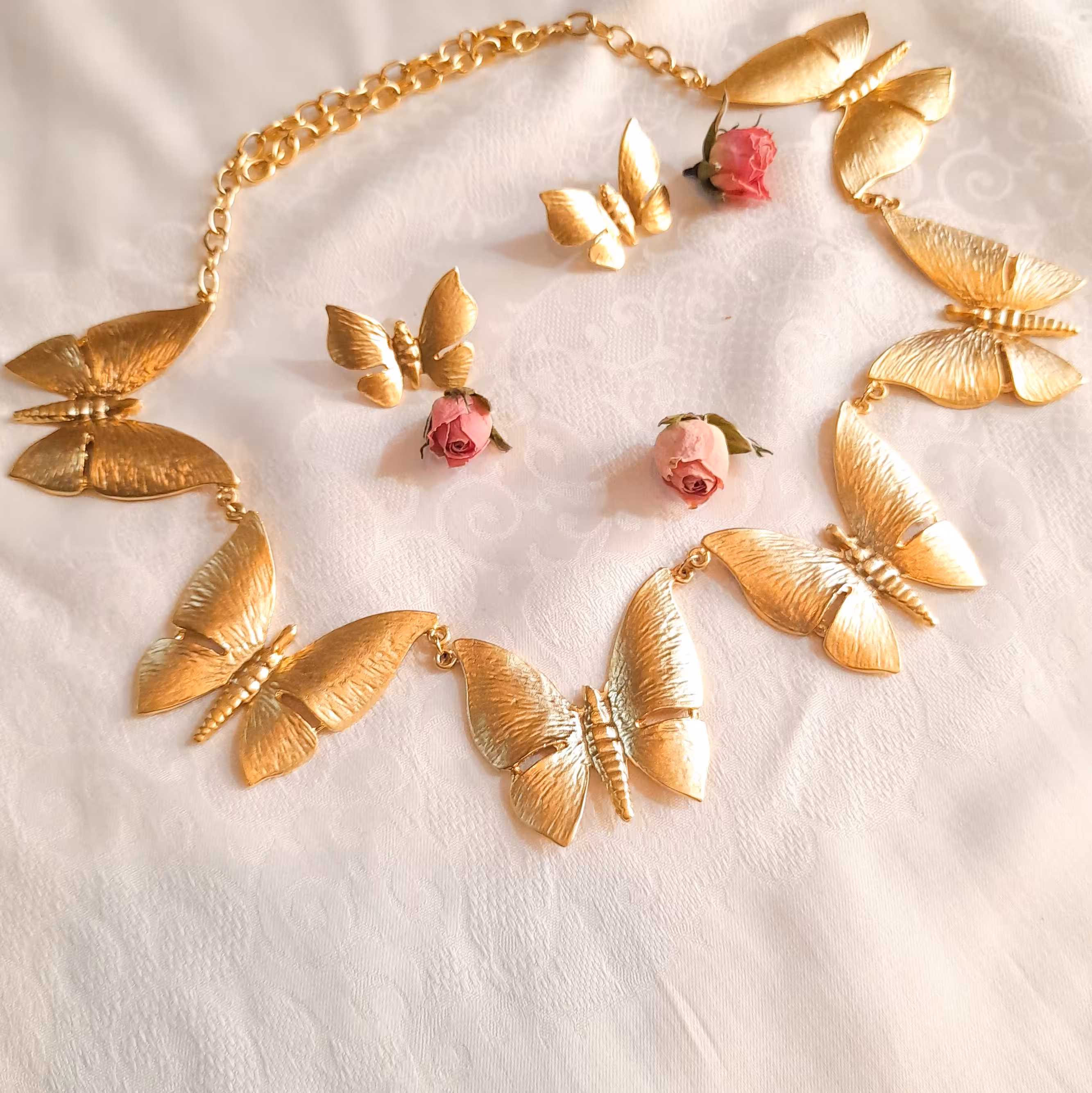 نیم ست ورشو طرح پروانه ای