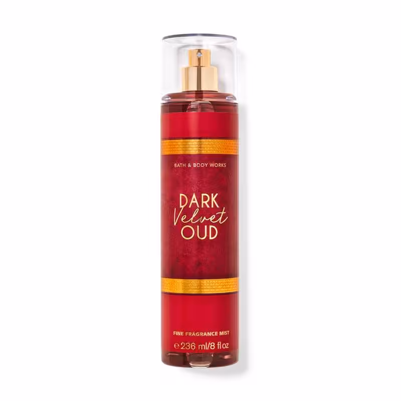 بادی میست بث اند بادی ورکز مدل DARK VELVET OUD Bath and body works dark velvet oud fine fragrance mist