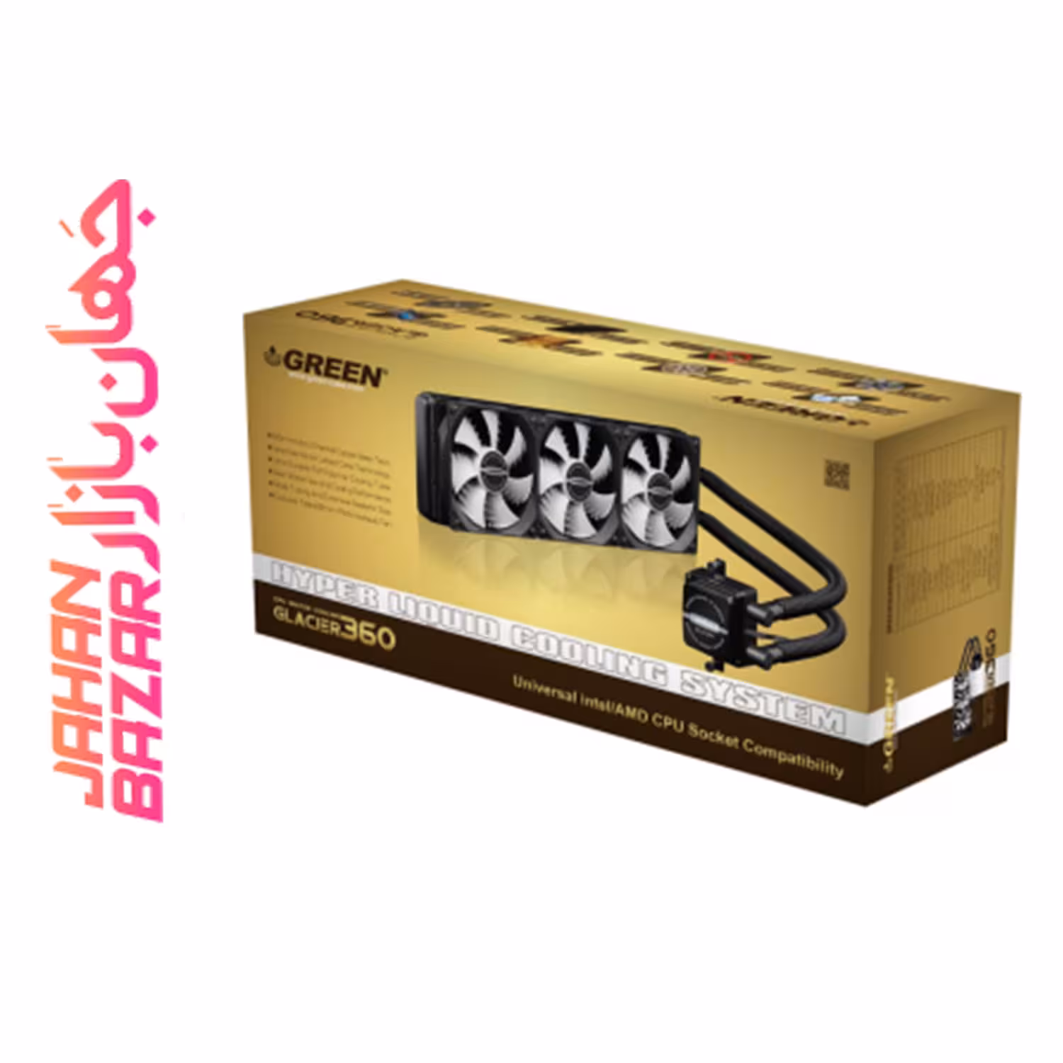 خنک‌کننده آبی GLC360-STREAM گرین