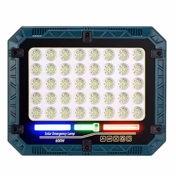پروژکتور شارژی خورشیدی ریموت‌دار 600 وات مدل W8112-4