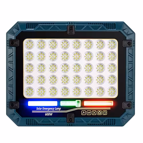 پروژکتور شارژی خورشیدی ریموت‌دار 600 وات مدل W8112-4