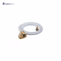 شلنگ توالت سفید طلایی