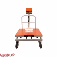 باسکول 500 کیلویی کمری بدنه تیرکس 90*90  چرخ صنعتی