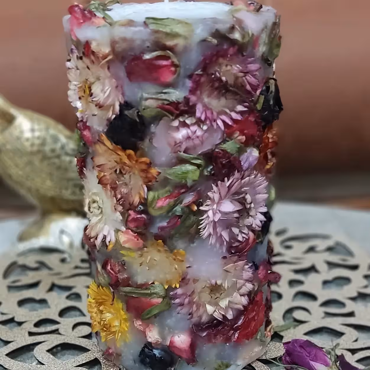 شمع گل خشک طبیعی ارسال رایگان