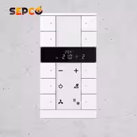 ترموستات slave با 10 دکمه فشاری tenton کد SBR/U10.0.1-84