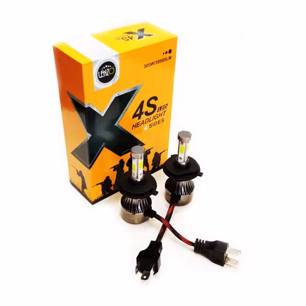 لامپ هدلایت خودرو لنزو 4 طرفه 300 وات Lenzo X4S