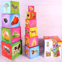 اسباب بازی ایمن برج مکعب هوش 10 عددی