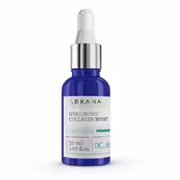 سرم بازسازی کننده و بهبود بافت و الاستین پوست ارکانا، حجم 30 میل، مدل Hyluronic Collagen Boost