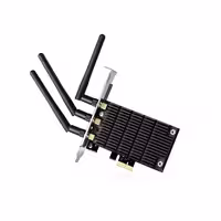 کارت شبکه بیسیم و دوباند AC1900 برند تی پی لینک مدل Archer T9E