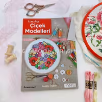 کتاب شماره دوزی Kanaviçe Çiçek Modelleri