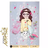 فرش دخترانه کفش صورتی با گربه سفید کد 101234 - فرش نارسیس