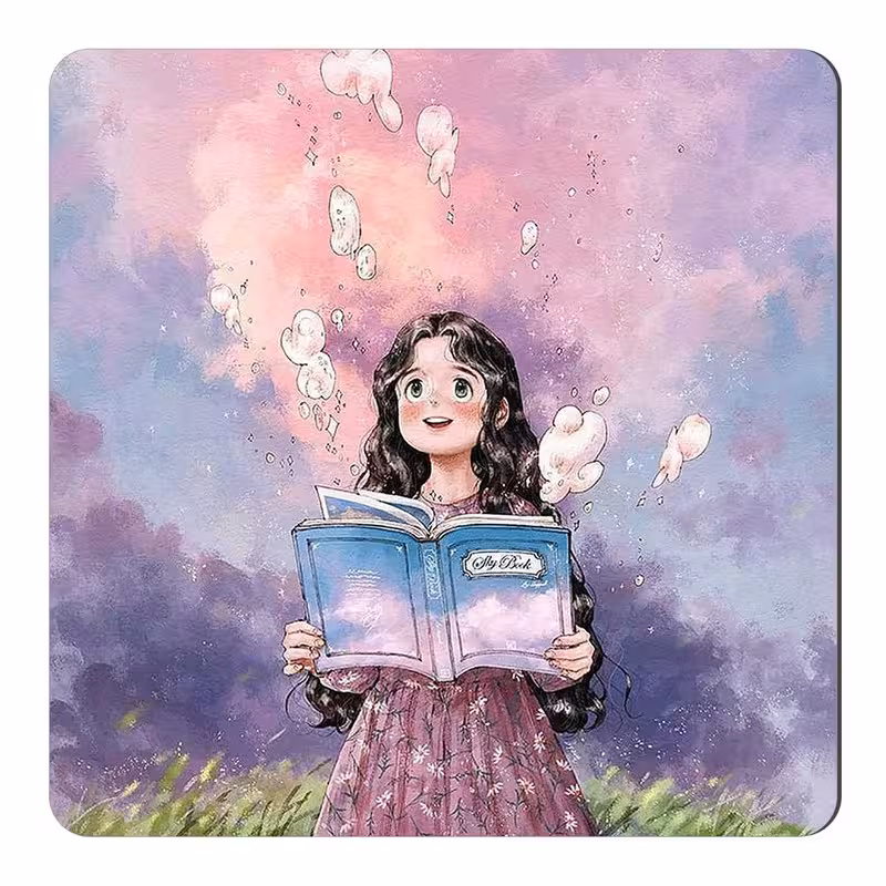 مگنت طرح دختر بچه و کتاب کد wmg1550