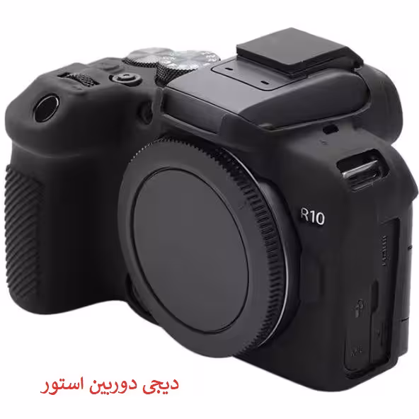 کاور دوربین ژله‌ای مشکی Canon Eos R10 cover