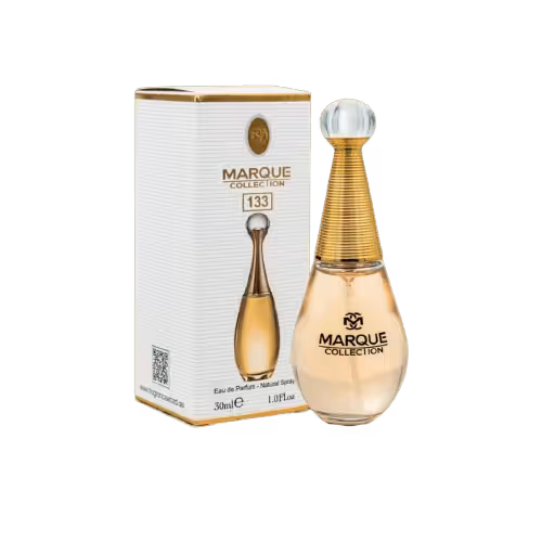 عطرادکلن زنانه مارکویی کالکشن دیور جادور کد133 ( Marque Collection Fragrance World) 25 میل