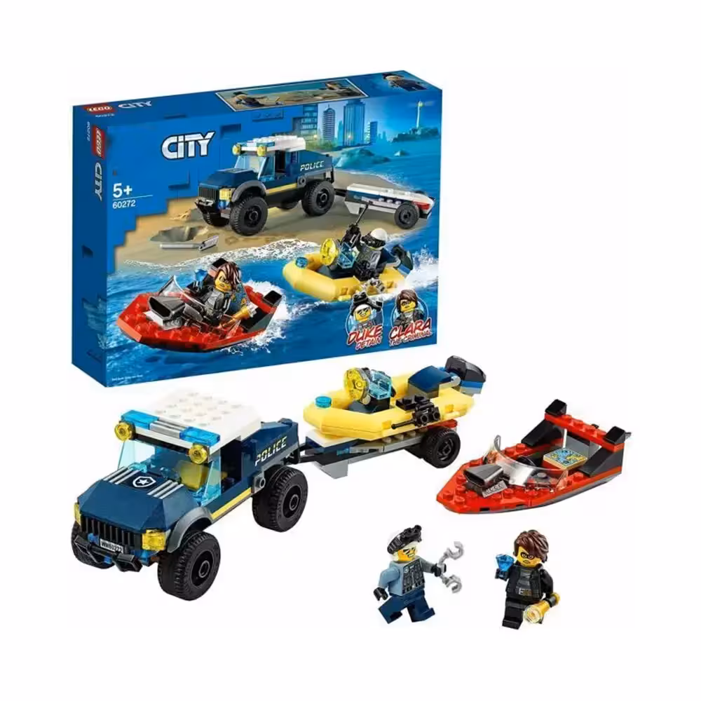 لگو قایق پلیس سیتی cities قطعه 178کد NO.11618