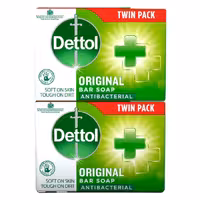 صابون انگلیسی دتول مدل original آنتی باکتریال 100*2 عددی